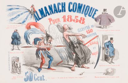 CHAM (1818-1879) 
Almanach comique, 1858...