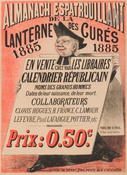 ANONYMOUS 
Almanach espatrouillant, 1885...