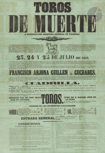 ANONYMOUS 
Toros de muerte, Valencia, 23,...