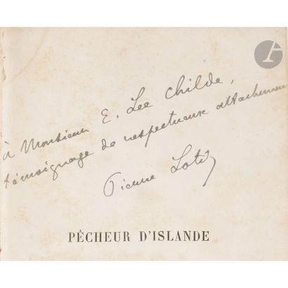 Pierre LOTI (1850-1923)
5 volumes avec envois...