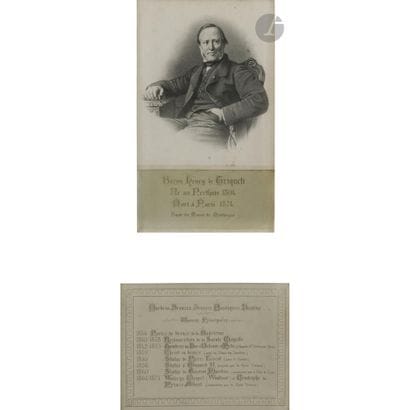 LASNIER
Baron Henry de Triqueti, 1882
Lithographie...