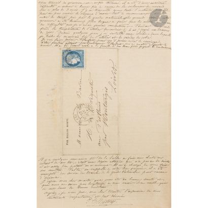 GUERRE DE 1870. 
Recueil de 35 lettres et...