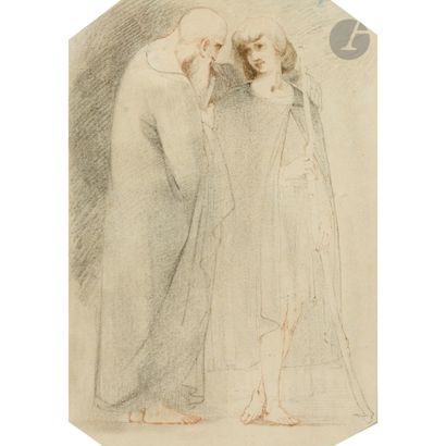 Henry de TRIQUETI (1803-1874)
Scène biblique...