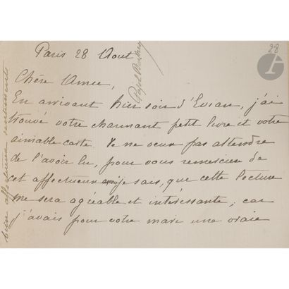 [Marie de SARTIGES, Mme Edward LEE CHILDE...