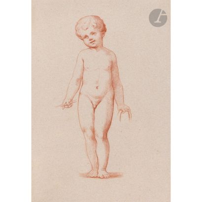 Henry de TRIQUETI (1803-1874)
Enfant nu tenant...