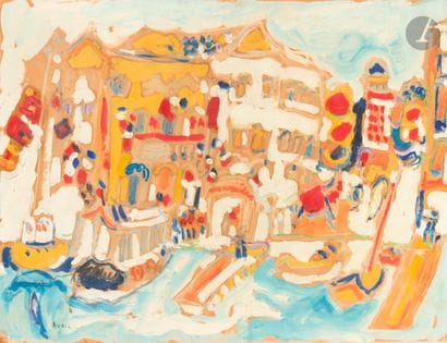 Armand AVRIL (1926–2025)
Seaside Town
Oil...