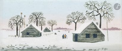 Jean HUGO (1894–1984)
Snow-Covered Village...