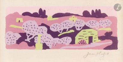 Jean HUGO (1894–1984)
Provençal Landscape
Silkscreen...