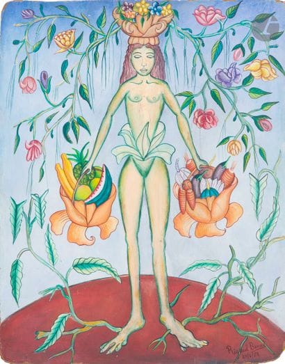 Rigaud BENOIT [Haitian] (1911–1987)
Allegory...