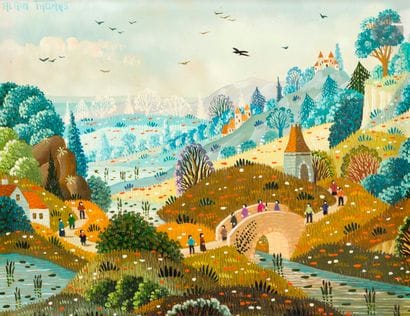 Alain THOMAS (born in 1942)
Landscape with...