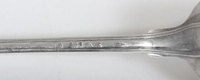 Cuiller à ragoût en argent modèle filet,...