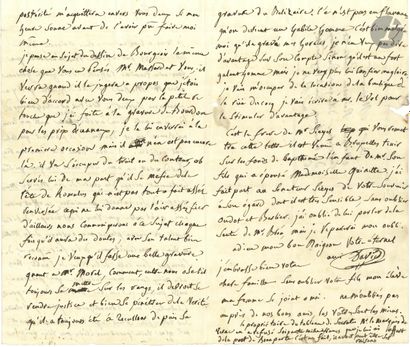 Jacques-Louis DAVID. L.A.S., Bruxelles 28...