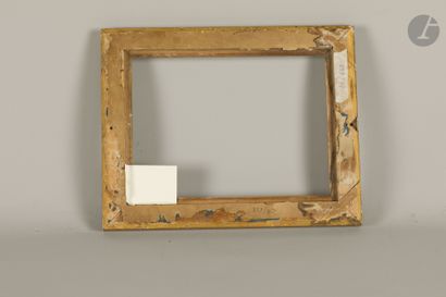 Cadre en bois mouluré et doré. Époque Louis-Philippe....