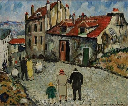 Lucien GENIN (1894-1953)
Montmartre, rue...