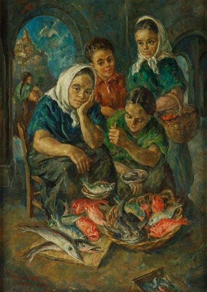 Martin BAER [américain] (1894-1961)
Vendeuses...