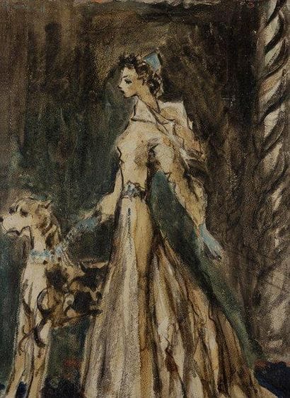 Alexandre Sasha GARBELL [russe] (1903-1970)
Élégante...