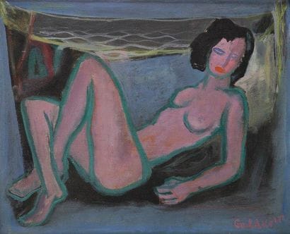 Georges GOLDKORN (1905-1977)
Nu allongé Huile...
