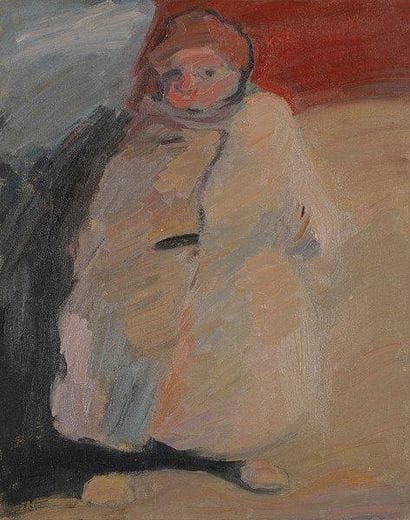 Edmond HEUZE (1884-1967)
Personnage de cirque...