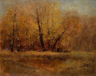 Lazlo KEZDY KOVACS [hongrois] (1864-1942)
Paysage...