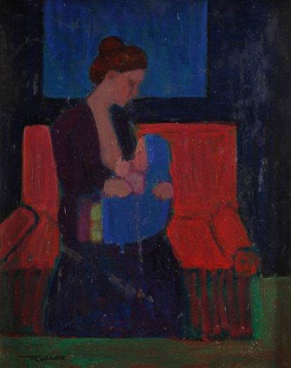 Arthur KOLNIK (1890-1972)
Maternité Huile...
