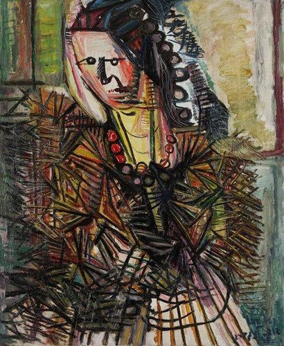 David LAN-BAR [polonais] (1912-1987)
Femme,...