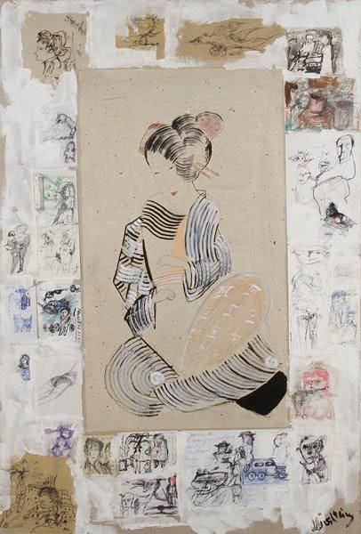 Zvy MILSHTEIN (né en 1934)
La Japonaise Technique...