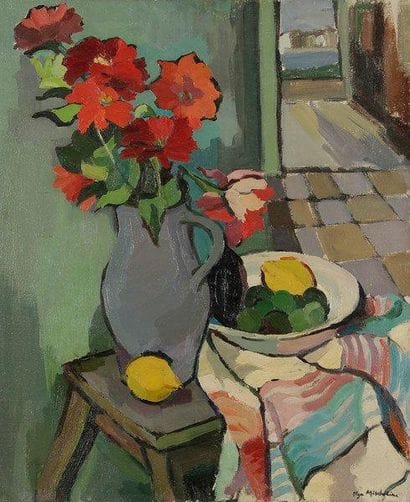 Olga MISCHKINE (1910-1985)
Nature morte au...