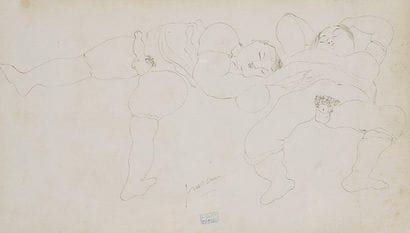 J. PINCAS DIT PASCIN (1885-1930)
Deux amis...