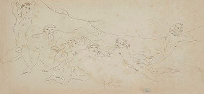 J. PINCAS DIT PASCIN (1885-1930)
Étude d'hommes...