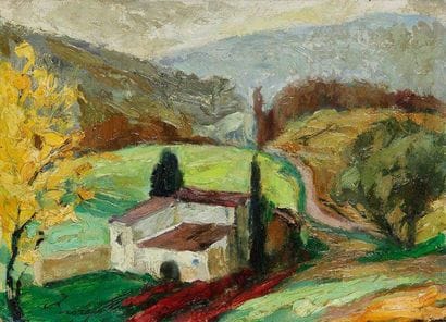 Georges de POGEDAIEFF (1894-1971)
Paysage...