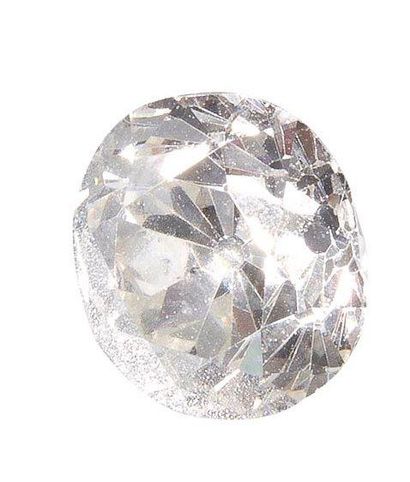 Diamant coussin de taille ancienne sur papier...