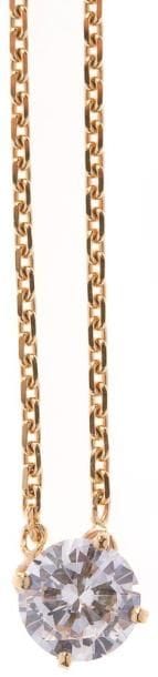 Collier en or jaune, orné d'un diamant pesant...