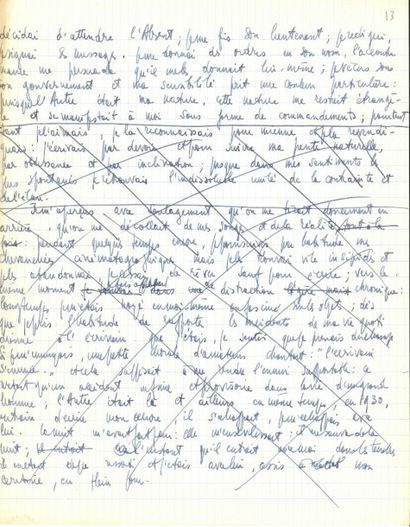 Jean-Paul SARTRE (1905-1980)
2 Manuscrits...