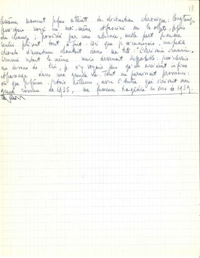 Jean-Paul SARTRE (1905-1980)
2 Manuscrits...