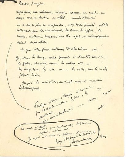 Paul valéry (1871-1945)
Manuscrit autographe,...