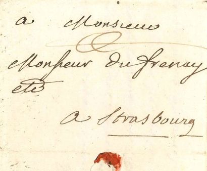 VOLTAIRE
L.A.S. «V», [Colmar 1753-1754],...