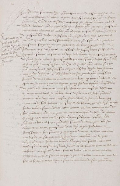 [FRANÇOIS Ier]. 2 manuscrits, 1525-1526 (copies...