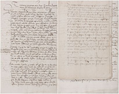 [FRANÇOIS Ier]. 3 manuscrits, 1543-1544 (copies...