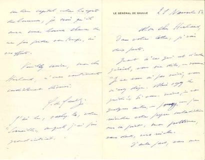 Charles de gaulle (1890-1970)
L.A.S., 21...