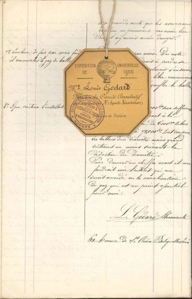 Louis GODARD (1829-1885) aéronaute
Manuscrit...