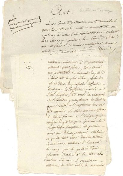 Antoine-François FOURCROY (1755-1809) chimiste...