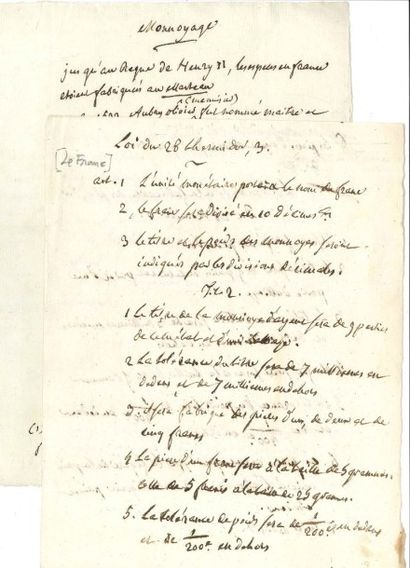 Louis-Bernard GUYTON-MORVEAU
3 Manuscrits...