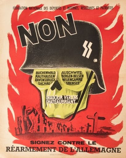 Non au réarmement de l’Allemagne.
Affiche...