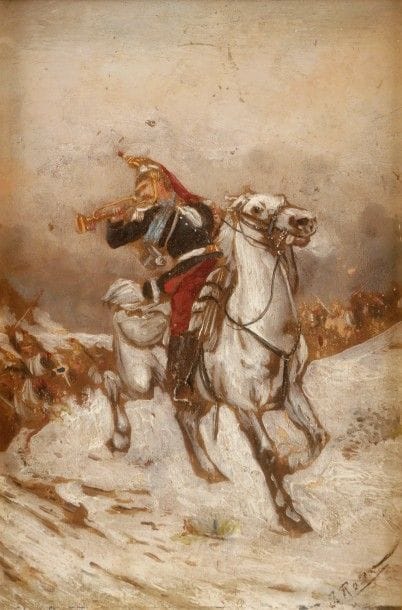 Jan ROSEN (1854-1936).
Trompette de hussard...