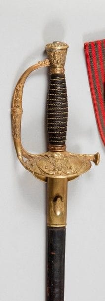 Épée d’officier modèle 1817 à ciselures.
Fusée...