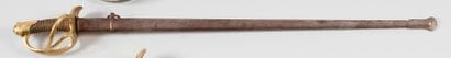 Sabre de cavalerie légère Troupe modèle
1822-82.
Poignée...