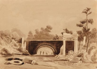 École FRANÇAISE du début du XIXe siècle

Paysage...