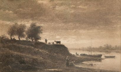 Charles GIRON (1850-1914)

Bergers près d'une...