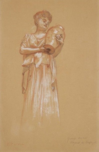 Henri GERVEX (1852-1929)

Femme à la cruche
Sanguine...