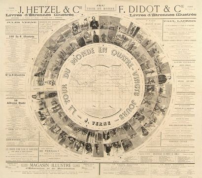 Jules Verne
Jeu gravé : Le Tour du Monde...